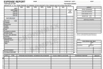 Detailed Expense Report Template And Expense Report Template Mac