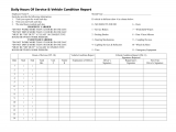 Drivers Daily Vehicle Inspection Report Form And Driver Vehicle Inspection Report Forms
