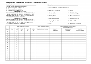Drivers Daily Vehicle Inspection Report Form And Driver Vehicle Inspection Report Forms