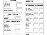 Easy Family Budget Worksheet And Family Budget Worksheet