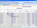 Employee Database In Excel Template Free Download And Access Crm Database Template