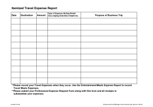 Employee Expense Report Template And Sample Expense Reports Template