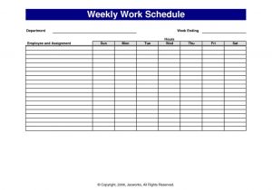 Employee Schedule Template Excel and Employee Hours Tracking Spreadsheet