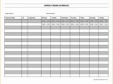 Employee Shift Schedule Template Excel and Employee Schedule Spreadsheet Template