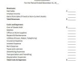 Event Income And Expense Report Template And Free Personal Income And Expense Statement Template