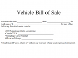 Example of a bill of sale for car and sample bill of sale for car nc