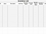 Example Of An Inventory Spreadsheet And Equipment Inventory Template