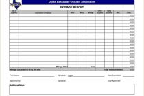 Example Of Business Expense Report And Business Travel Expense Report Template