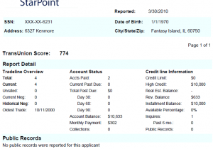 Example Of Credit Report Equifax And Sample Credit Audit Report