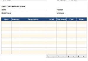 Example Of Home Expense Report And Expense Report Template Word