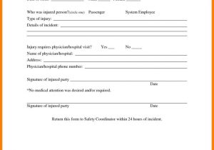 Example Of Incident Report Format And Samples Of Incident Report Letters