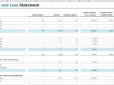 Example Of Projected Income Statement For Small Business And Projected Profit And Loss Statement Template
