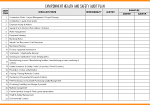 Example Safety Audit Report And Example Of A Safety Audit Report