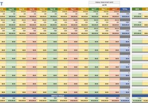 Example of A Sales Forecast Spreadsheet
