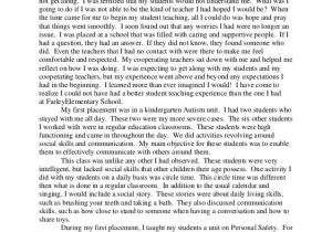 Examples Of A Classroom Observation Report And Classroom Observation Report Sample