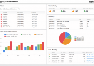 Examples Of Dashboard In Business Intelligence And Performance Dashboard Examples
