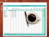Excel Expense Tracker Spreadsheet And Track Personal Expenses Spreadsheet