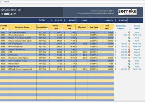 Excel Invoice Tracking Spreadsheet Template And Excel Invoice Tracking Spreadsheet Template