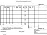 Excel Spreadsheet Expense Report Template