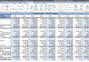 Excel Spreadsheet for Real Estate Investment and Real Estate Discounted Cash Flow Spreadsheet
