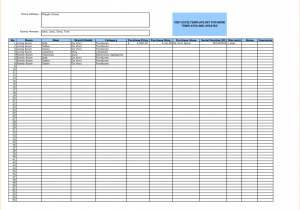 Excel Spreadsheet for Warehouse Inventory and Warehouse Inventory Management Excel