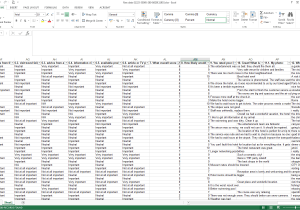 Excel Survey Data Analysis Template Xls And Using Excel For Qualitative Data Analysis
