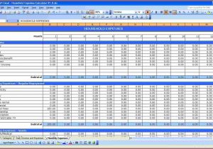 Excel Template Expenses And Income And Excel Budget Template Personal