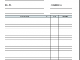 Excel Template For Shift Scheduling And Blank Invoice Template