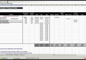 Excel Template for Business Income and Expenses