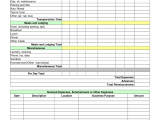 Expense Report Format Excel And Expense Report Form Example