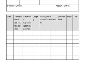 Expense Report Pdf And Expense Forms Free Printable