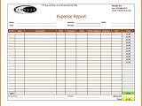 Expense Report Spreadsheet and Oracle Expense Report Spreadsheet Template