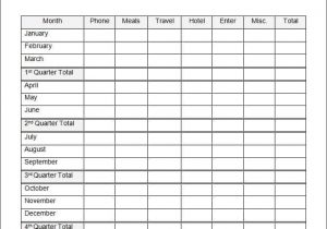 Expense Report Template Free Download And Travel Expense Report Template Excel