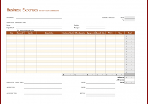 Expense Report Template Mac And Expense Report Template Open Office
