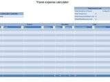 Expense Report Template Word And Business Travel Expense Report