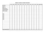 Expense Tracking Spreadsheet Template 1