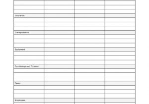 Expenses Spreadsheet Template for Small Business and Free Budget Templates for Small Business