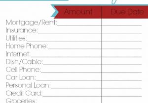 Family budget template printable and printable expense tracker template