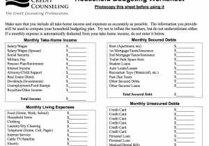 Financial Budget Worksheet Free And Crown Financial Budget Worksheet Excel