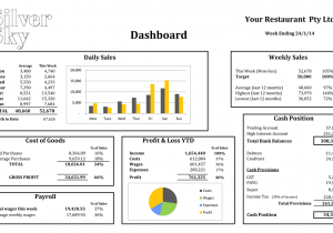 Financial Dashboard Template And Dashboard Financial Reporting Free