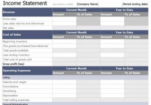 Financial Statement Sample Of A Small Business And Small Business Financial Statements Examples