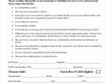 Firearms Bill Of Sale Template Nc And Bill Of Sale Template For Guns