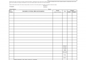 Free Auto Bill Of Lading And Auto Transport Inspection Form