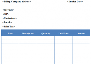 Free Billing Invoice Template Microsoft Word And Simple Invoice Template Excel