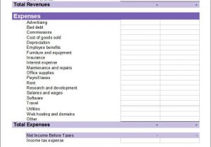 Free Blank Business Financial Statement Form And Balance Sheet Template