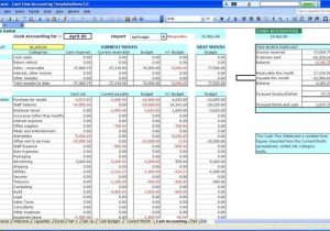 Free Business Accounting Spreadsheet And Bookkeeping Templates For Self Employed
