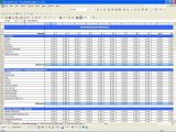 Free Business Budget Template And Business Expense Spreadsheet Free Download