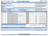 Free Business Travel Expense Report Template And Expenses Format In Excel Free Download