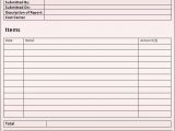 Free Business Travel Expense Template And Travel Reimbursement Form Excel