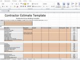 Free Construction Estimate Forms Downloads And Estimate Format In Excel Free Download